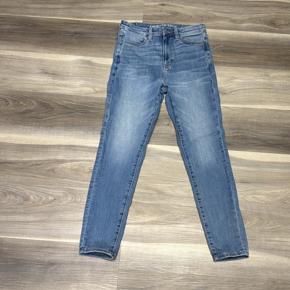 American Eagle super high-rise jeggings size 8 - Picture 3 of 12